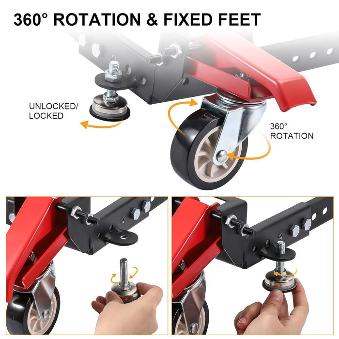 Heavy Duty 250 KG Capacity Universal Mobile Base for Tools and Machines