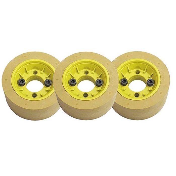 Heavy Duty Power Feed Rollers 120mm Dia 60mm Wide-Set of 3 Rollers